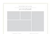 Photography Price List Template, a Flyer Template by roselindoco (Thumbnail 2 of 3)