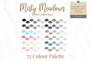 72 Colour Palette for Affinity Suite