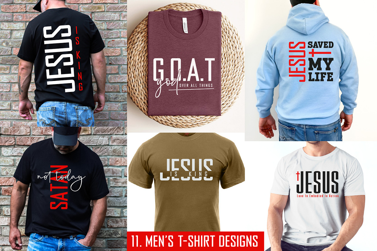 Christian Men's Front and Back shirt, a Person Illustration by CrazyCraft (Photo 1 of 5)