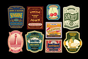 30 Vintage Badges & Retro Labels, an Object Graphic by Neodivisu (Thumbnail 4 of 10)