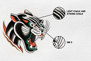 Procreate - Traditional Tattoo Brush, a Brush Add-On by Born to Love (Thumbnail 2 of 4)