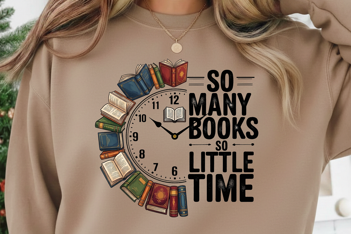 So Many Books So Little Time PNG, a Graphic by Vector Portal (Photo 3 of 9)