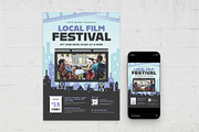 Film Festival Flyer Template, a Flyer Template by BrandPacks (Thumbnail 3 of 4)