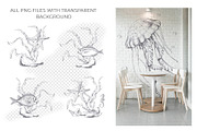 Underwater world, pencil graphics, an Animal Illustration by SvetLana (Thumbnail 5 of 15)
