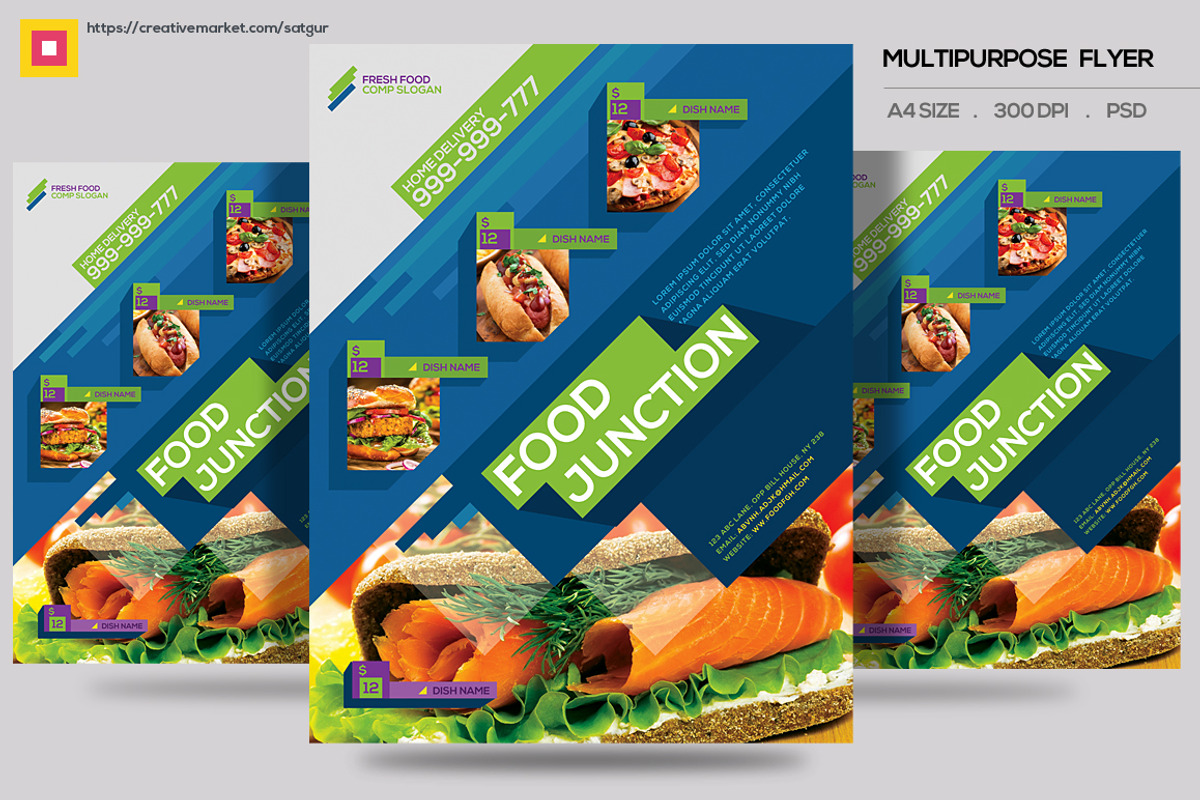 Multipurpose Flyer V2, a Flyer Template by Satgur Graphic Design (Photo 4 of 5)