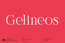 Gelineos - Modern Serif Display Font