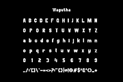 Wagutha - Corporate Logo Font, a Sans Serif Font by Iqsiart Studio (Thumbnail 4 of 7)