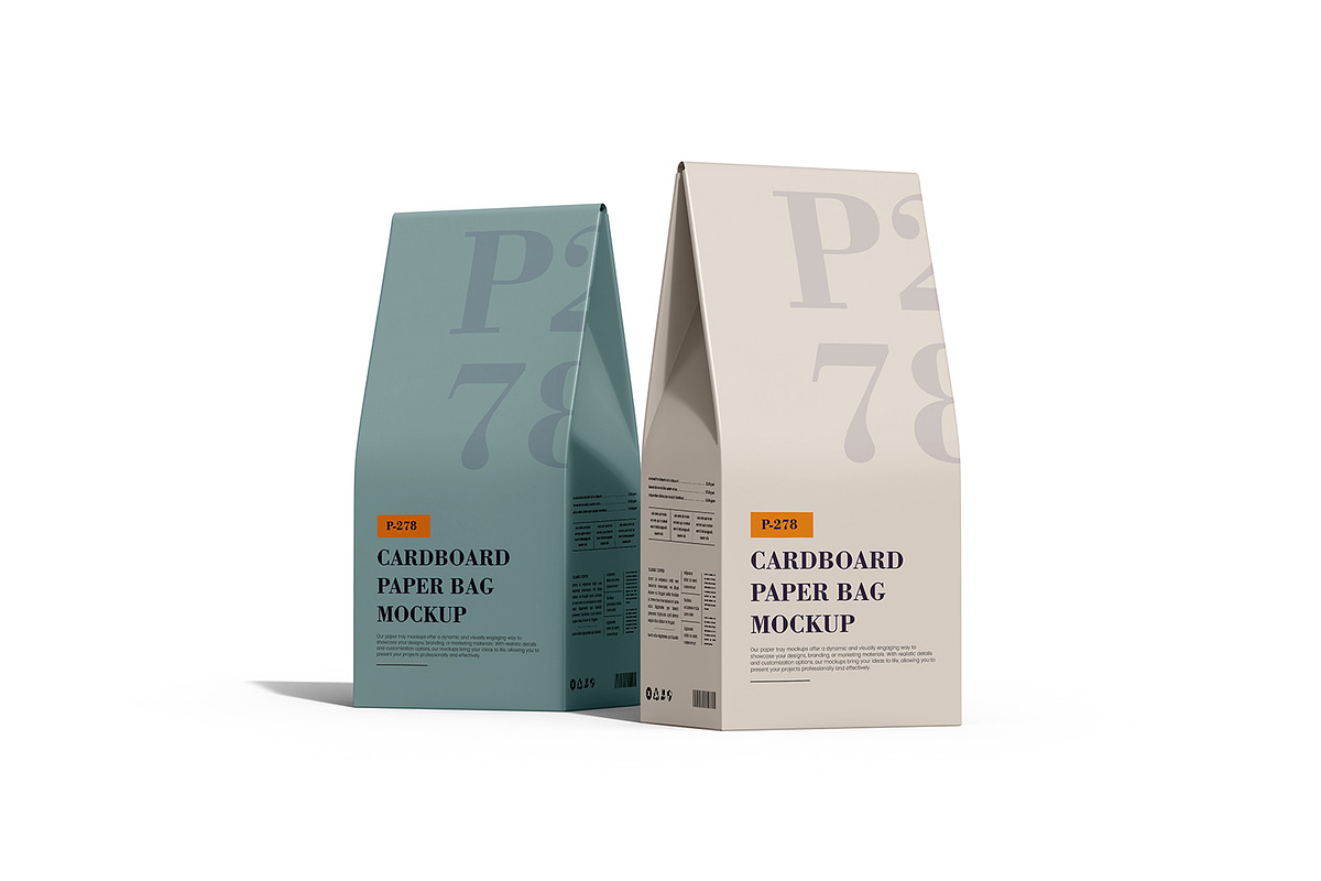 Paper Coffee Bag Packaging Mockup, a Packaging Mockup by Ram Studio LLC (Photo 6 of 21)