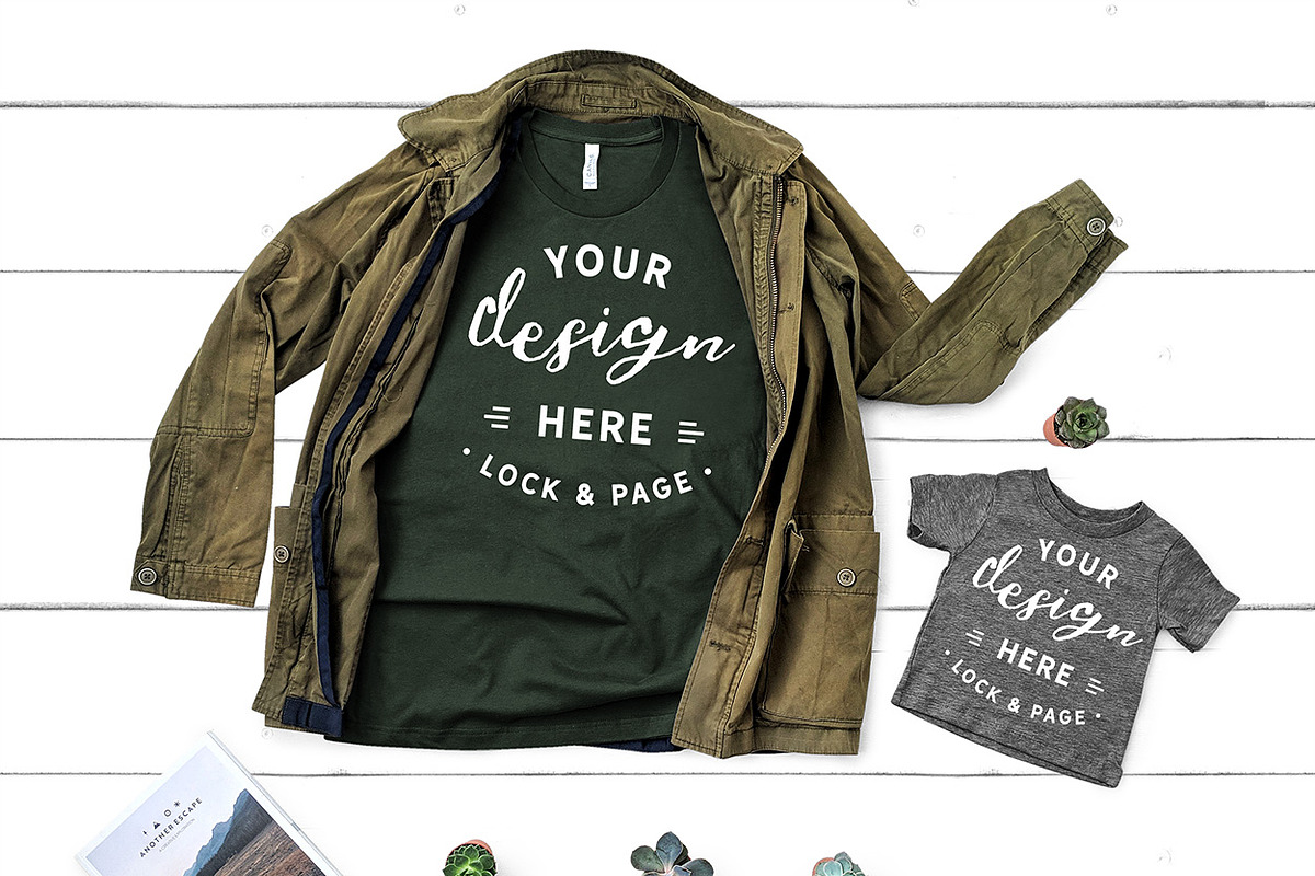T-Shirt Mockup Bundle Bella Canvas, a Shirt Mockup by lock and page (Photo 59 of 71)