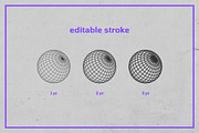 3D Wireframe Shapes | set 1, an Object Graphic by MaximGertsen (Thumbnail 6 of 7)