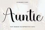 Auntie, a Handwritten Font by FreshTypeINK (Thumbnail 1 of 8)