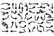 Set of thick hand drawn arrows, a Decorative Illustration by Yayasya (Thumbnail 2 of 3)