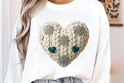 Faux Yarn Valentine Coquette Heart P, an Illustration by designcity5 (Thumbnail 5 of 8)