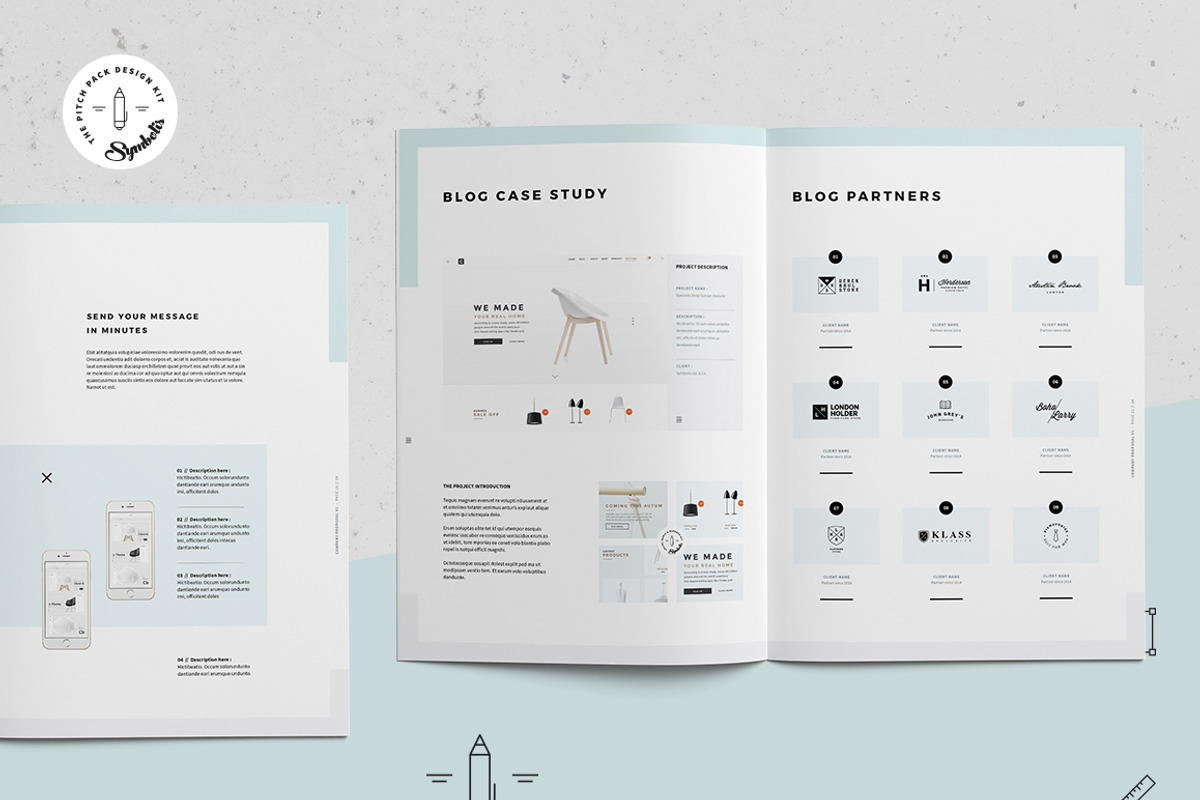 Symbolis Blogger Media Kit, a Stationery Template by Egotype (Photo 11 of 15)