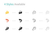 64 Food Icons, an Icon by WORAKAMON Design Studio (Thumbnail 7 of 8)
