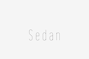 Sedan, a Sans Serif Font by Truestroke Type Foundry (Thumbnail 1 of 4)