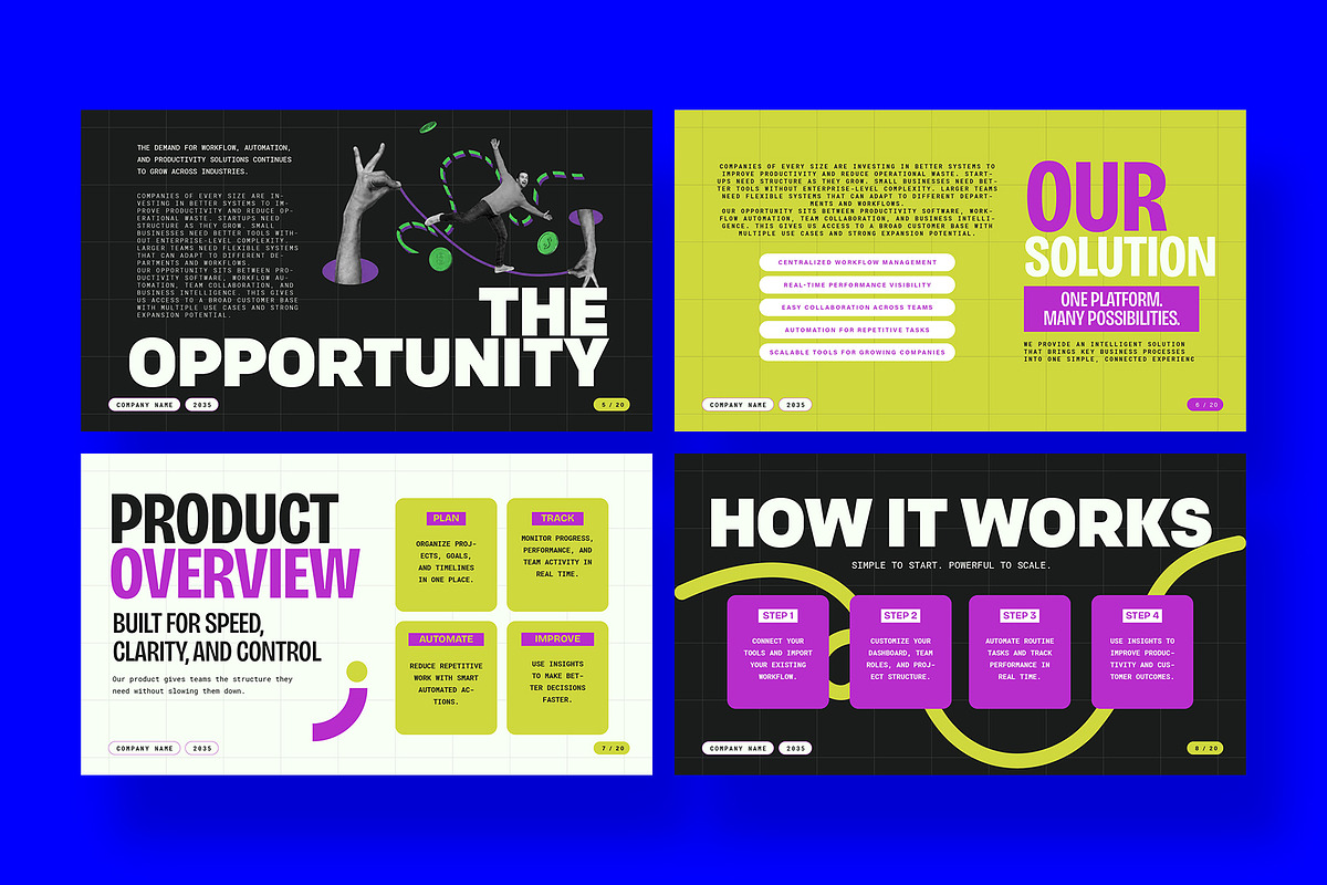 Creative Startup Pitch Deck Present, a Presentation Template by BrandPacks (Photo 3 of 7)