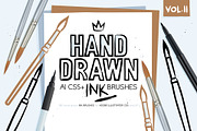 Ink & Watered Ink Brushes, a Brush Add-On by Side Project (Thumbnail 1 of 7)