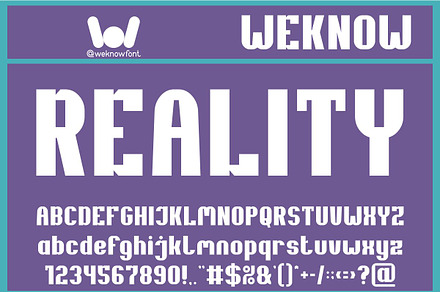 Reality Font