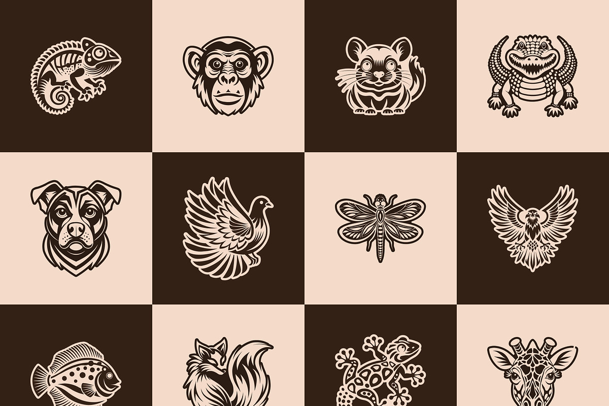 350 Animal and Nature Symbols, a Solid Icon by Creative Stall (Photo 16 of 18)