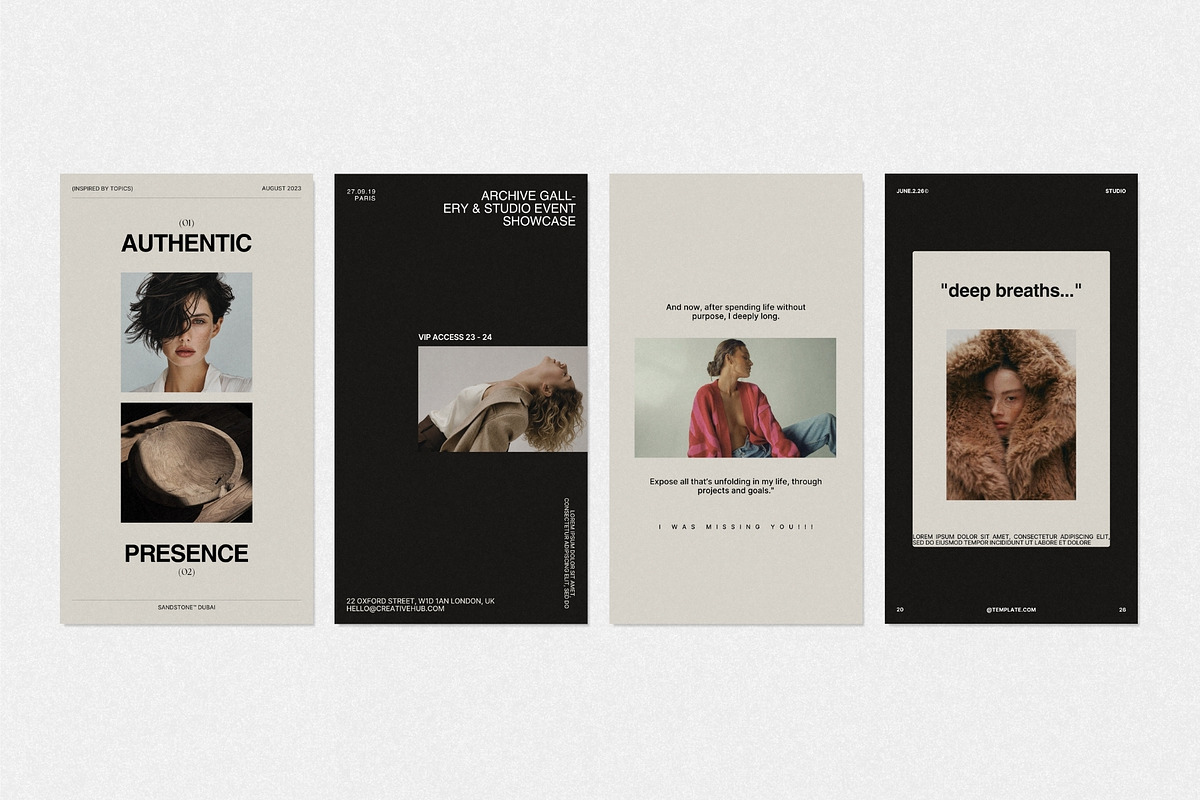 ZEVR | Instagram Post & Story (I), a Social Media Template by Crafted Pixel (Photo 6 of 10)