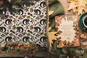 Blessed Samhain Watercolor Set, an Animal Illustration by Fluffy Unicorn (Thumbnail 13 of 14)