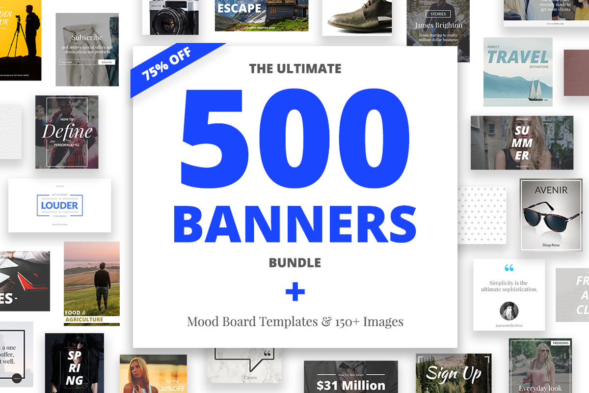 The Ultimate Banners Bundle, a Social Media Template by Web Donut (Photo 1 of 24)