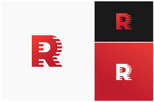Letter R Motion Geometric Logo, a Branding & Logo Template by ika trisiana