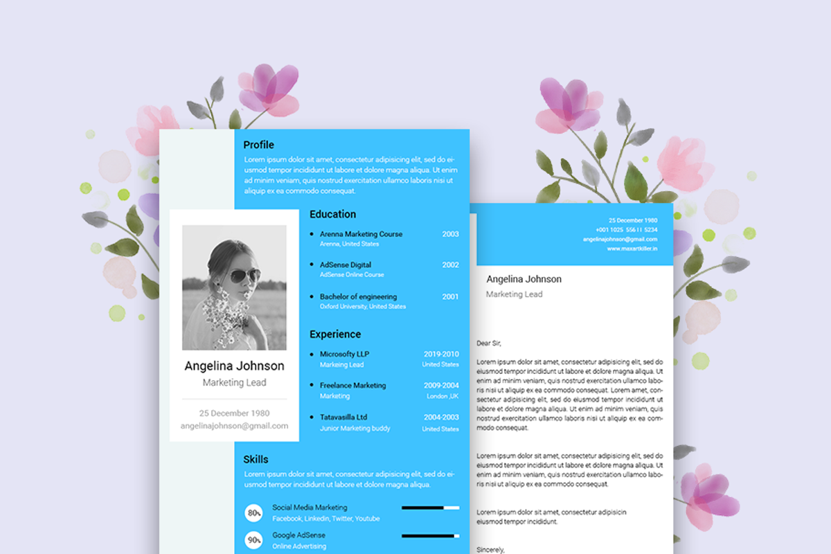 Column Resume CV, a Resume Template by AdminUIUX (Photo 5 of 5)