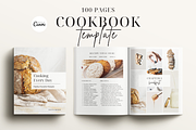 100 Page Cookbook Template CANVA, a Templates & Theme by OrganizationOasisRo (Thumbnail 1 of 10)