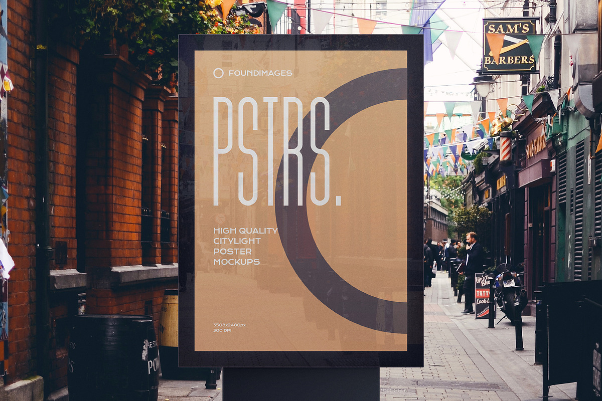 Poster outdoor indoor mockup bundle, an Advertising Mockup by FoundImages (Photo 24 of 64)