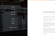 Type Wordpress theme, a WordPress Template by Pixel Revel (Thumbnail 2 of 5)