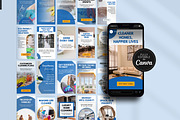 Cleaning Business Canva Bundle, a Social Media Template by Snapybiz (Thumbnail 8 of 9)
