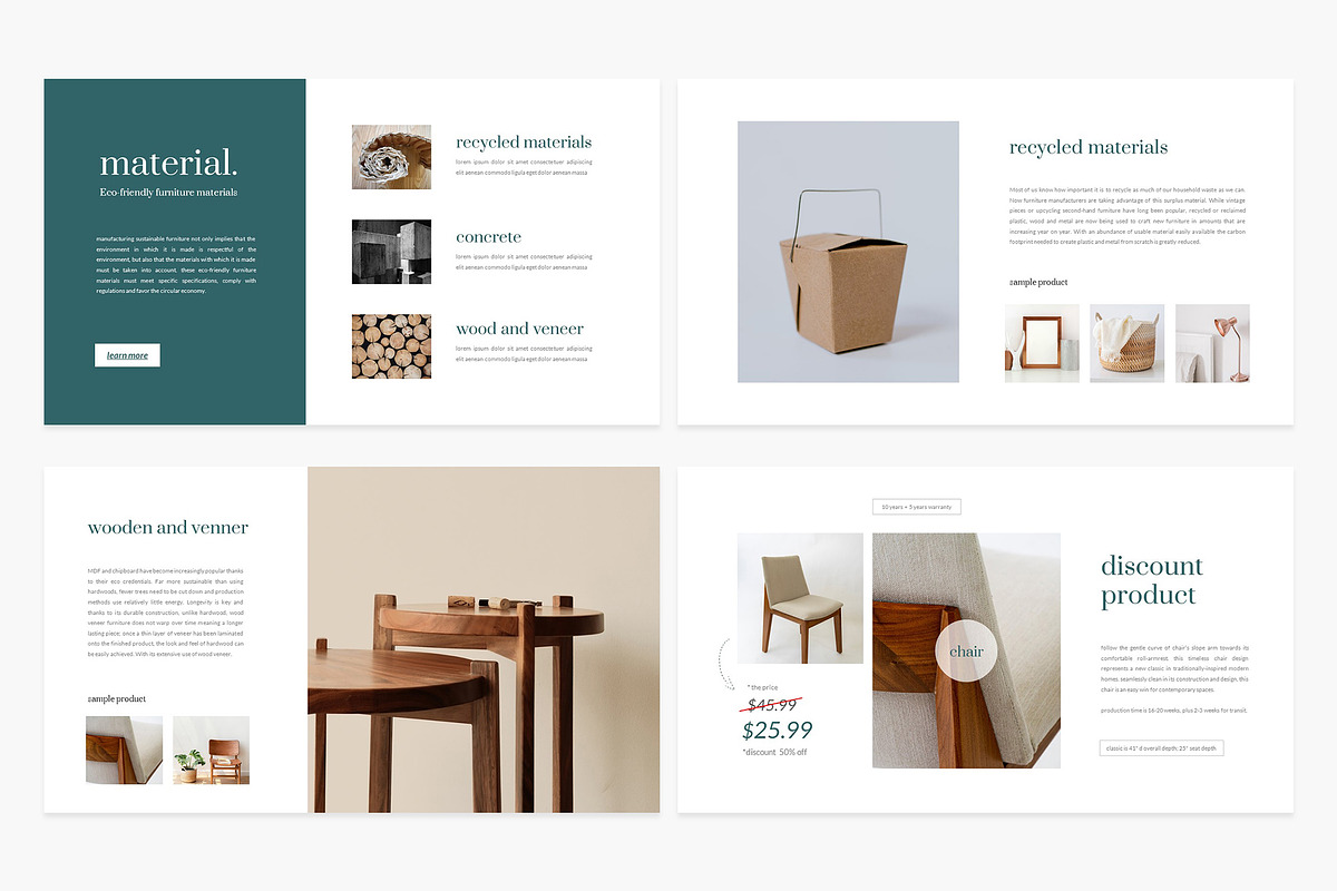 Wofen Furniture Keynote Template, a Presentation Template by kylyman (Photo 5 of 7)