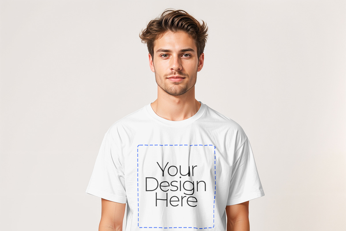 T-Shirt Mockup PSD Front & Back View, a Shirt Mockup by Pixel Foundry (Photo 2 of 11)