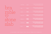Bramblestone Slab Serif Font Family, a Slab Serif Font by Up Up Creative (Thumbnail 8 of 15)