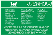 Minimal Clean font, a Sans Serif Font by weknow (Thumbnail 5 of 8)