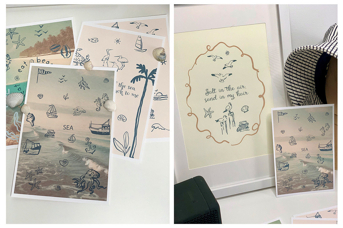 Summer Hand Drwan Illustrations, a Graphic by Anastasiya Klempach (Photo 14 of 14)