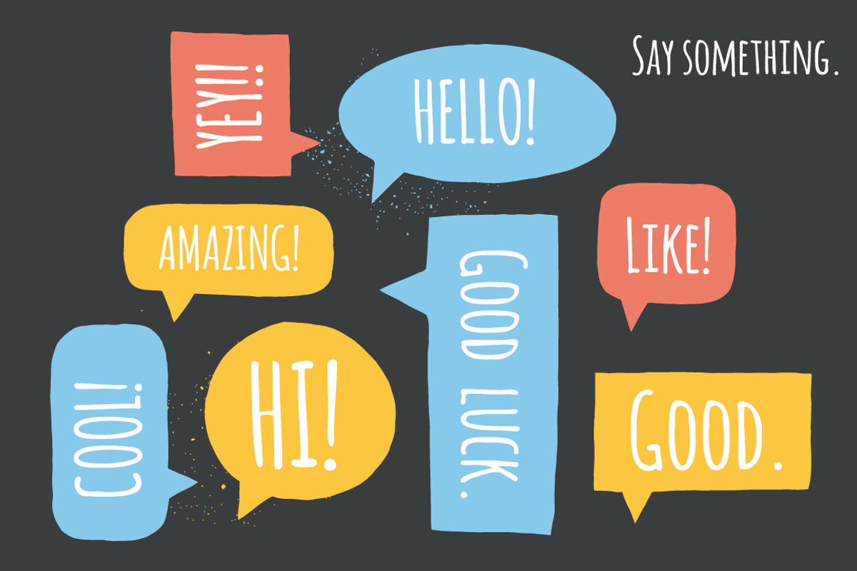 Speech bubble pack. preview 4