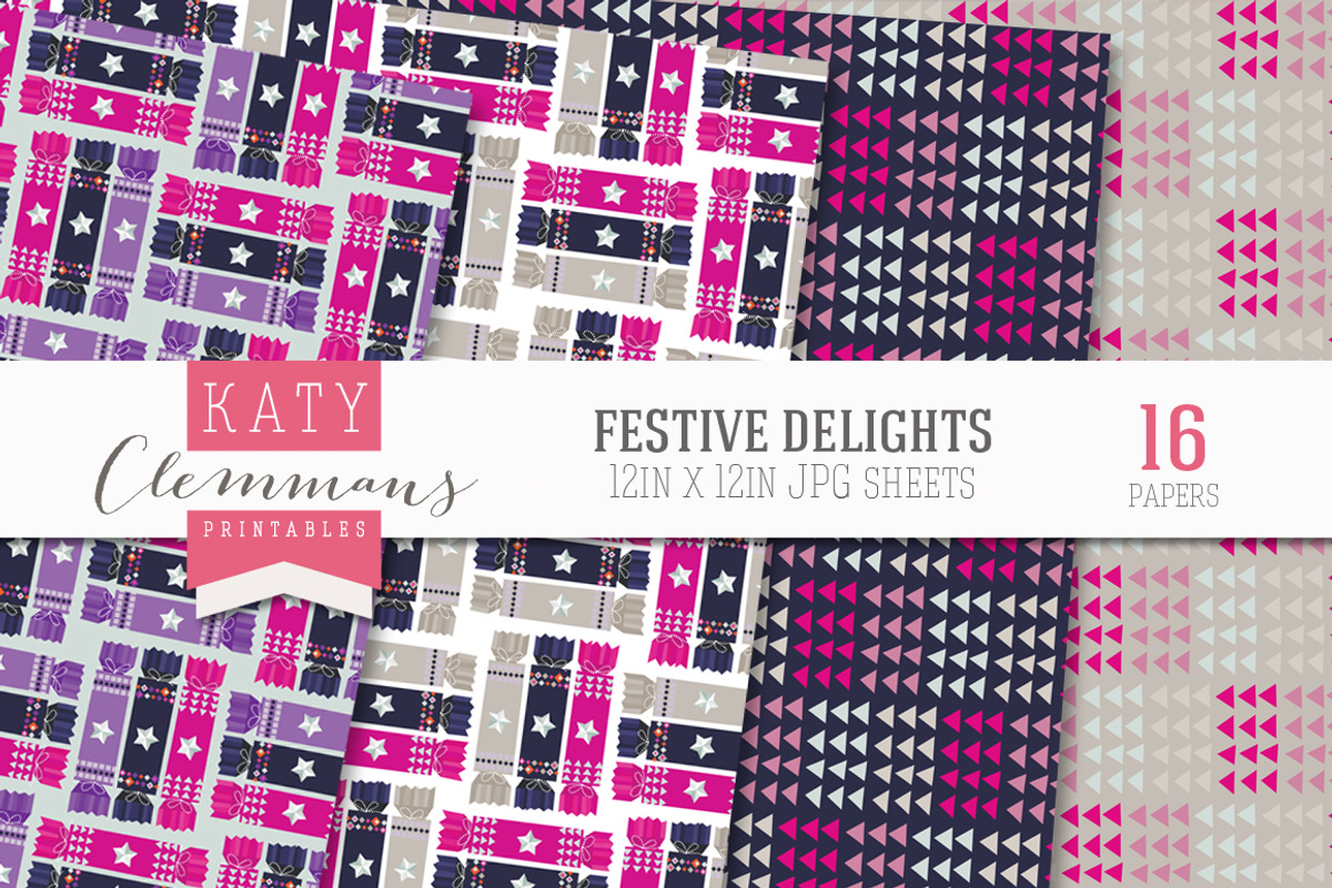 Festive Delights patterned paper preview 4