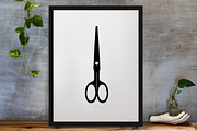 Sewing Scissors Silhouette SVG, an Object Illustration by newminddesign (Thumbnail 3 of 3)