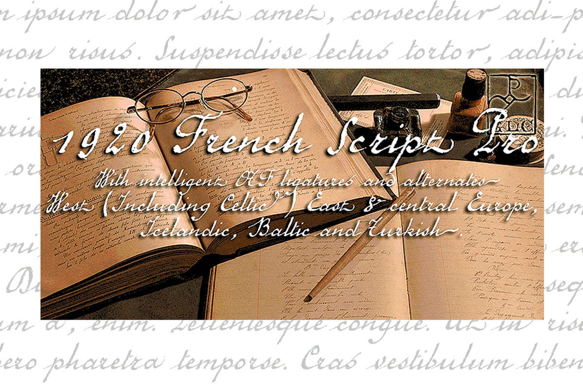 1920 French Script Pro