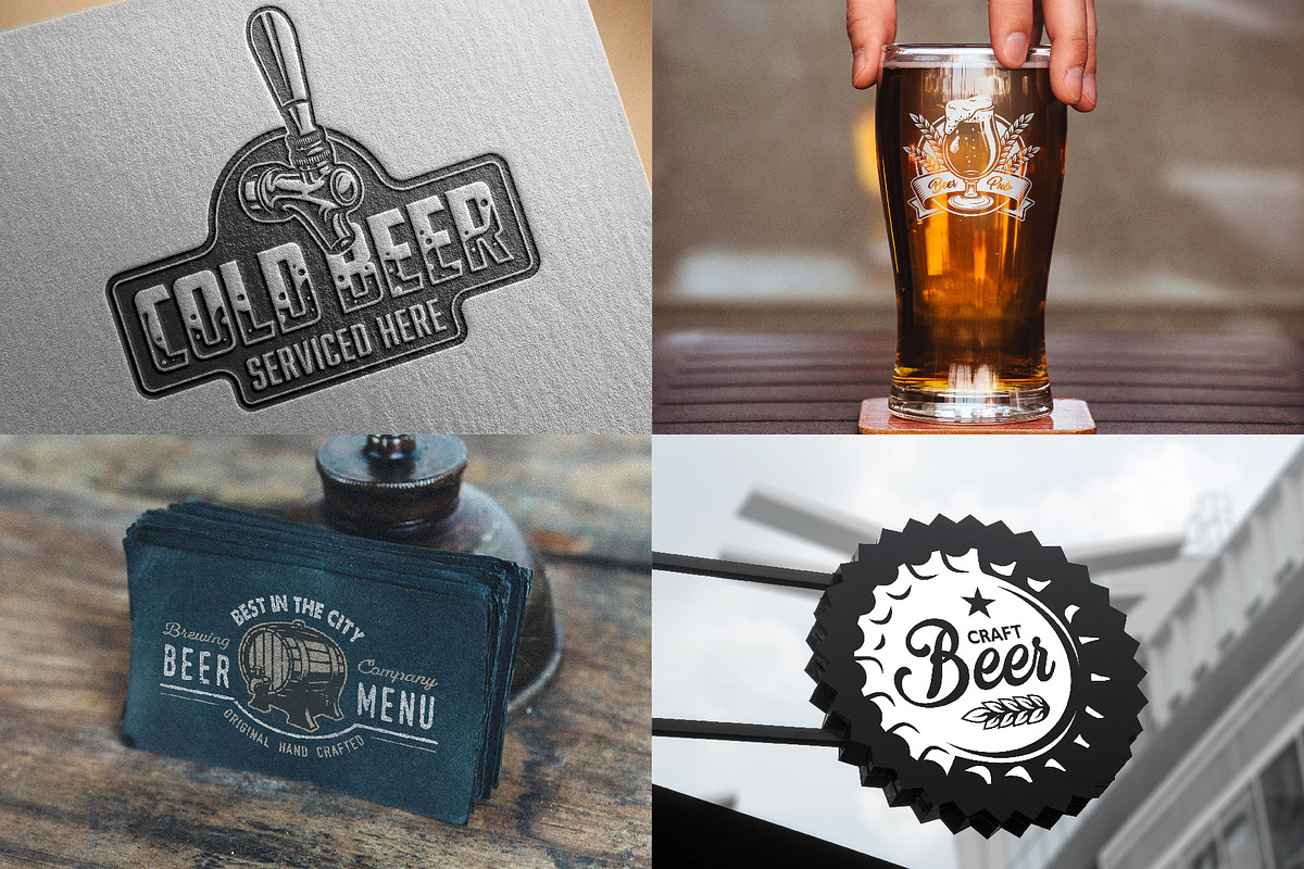 Retro Beer Bundle, a Poster Template by DGIM studio (Photo 5 of 10)