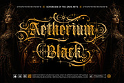 Arcanika Gothic Typeface, a Blackletter Font by alit design (Thumbnail 3 of 20)