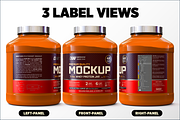 5lb Whey Protein Jar Mockup D2-Pro, a Packaging Mockup by Design Warlord (Thumbnail 6 of 16)