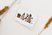 Cute penguins chicks watercolor set., an Animal Illustration by Bychovsky design (Thumbnail 3 of 9)