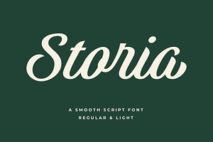 Storia Script Font