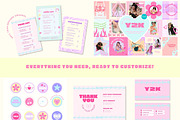 Y2K Vibes Branding Starter Kit Canva, a Branding & Logo Template by Hell Yeah Designs (Thumbnail 12 of 20)