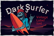 10 Vintage Font Families Bundle #3, a Blackletter Font by Fractal fonts & graphics (Thumbnail 8 of 67)