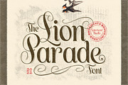 Lion Parade - Bonus Ornaments, a Font by Letterhend Studio (Thumbnail 1 of 9)